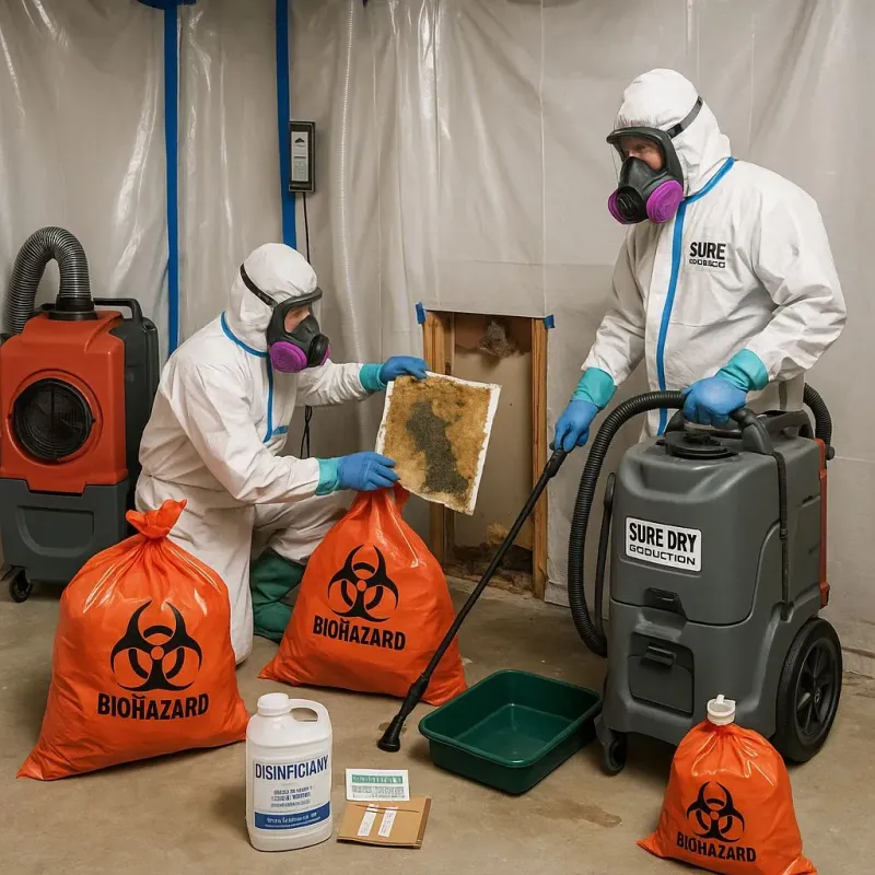 Contaminated Water Handling Protocols process in Mayflower Village, CA
